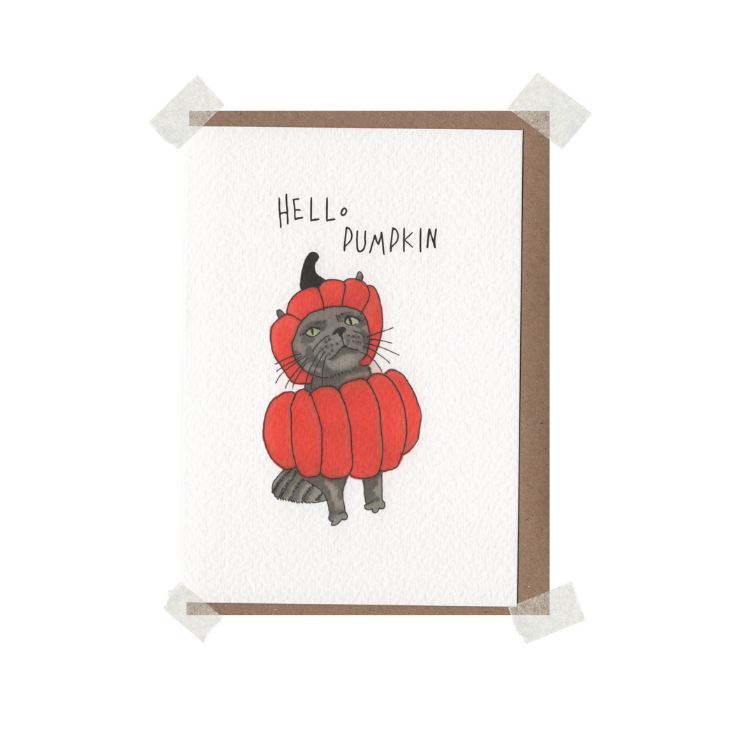 HELLO pumpkin | Blank Inside Card